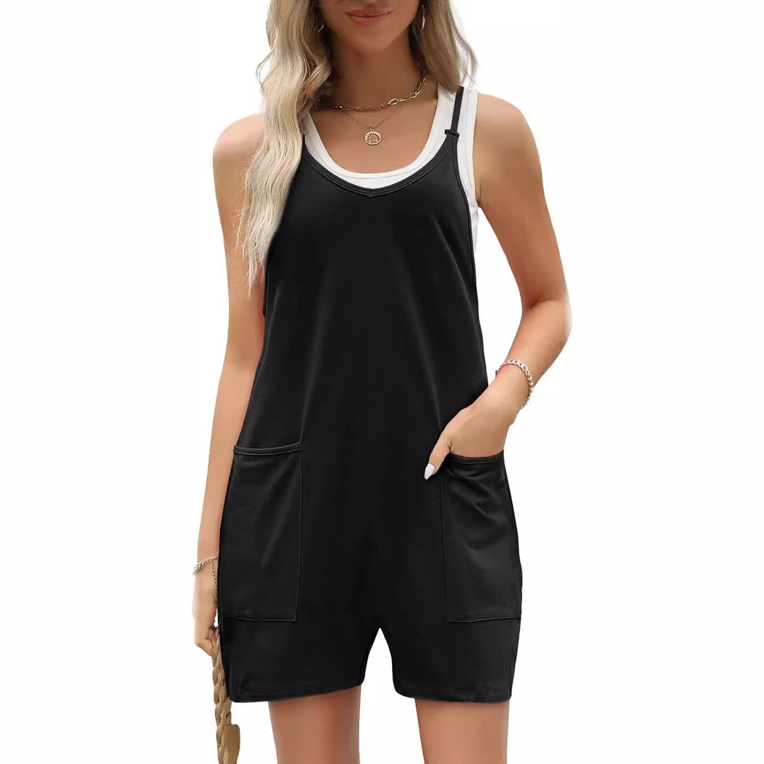 Dame Kort Overall Stilla