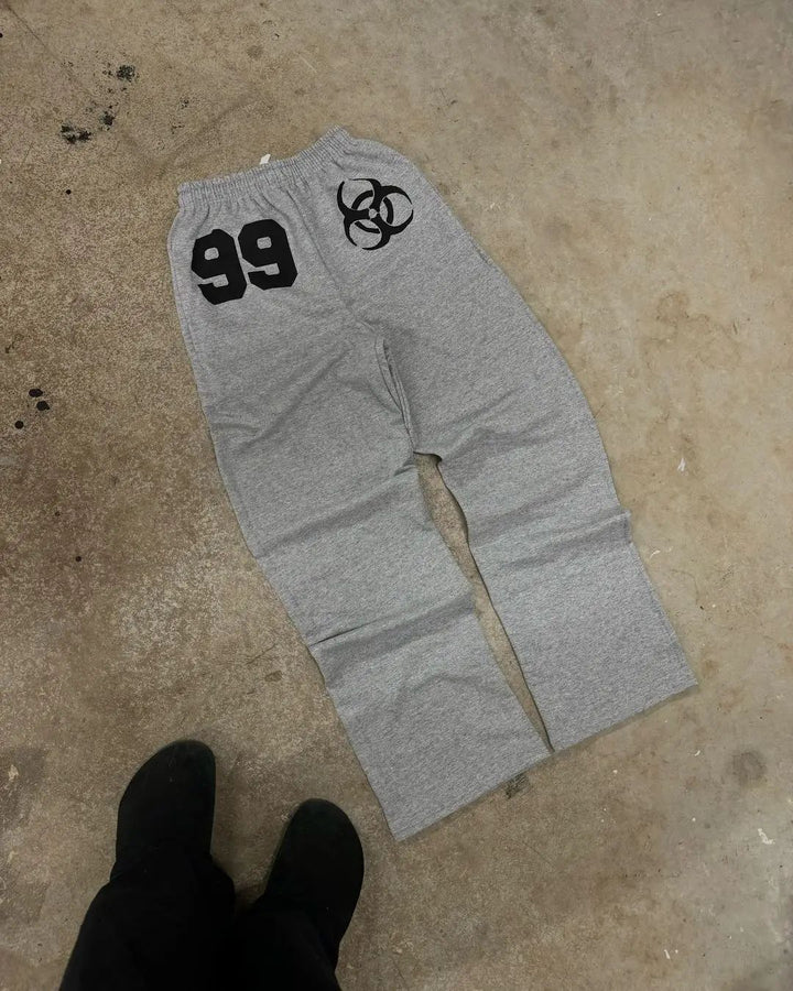 Kvinders sweatpants med urban biohazard design og komfortabel pasform Skovae