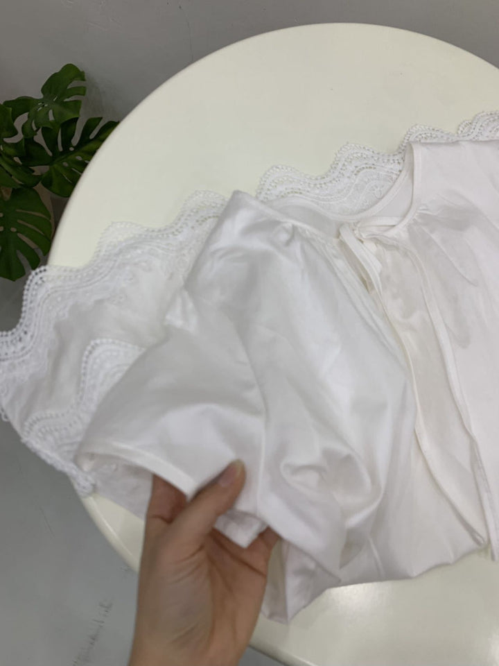 Damer afslappet T-shirt med spidsdetaljer Stilla
