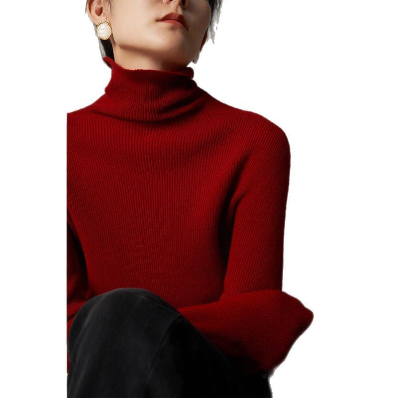 Femme Chunky Ribstrik Rullekravepullover Stilla