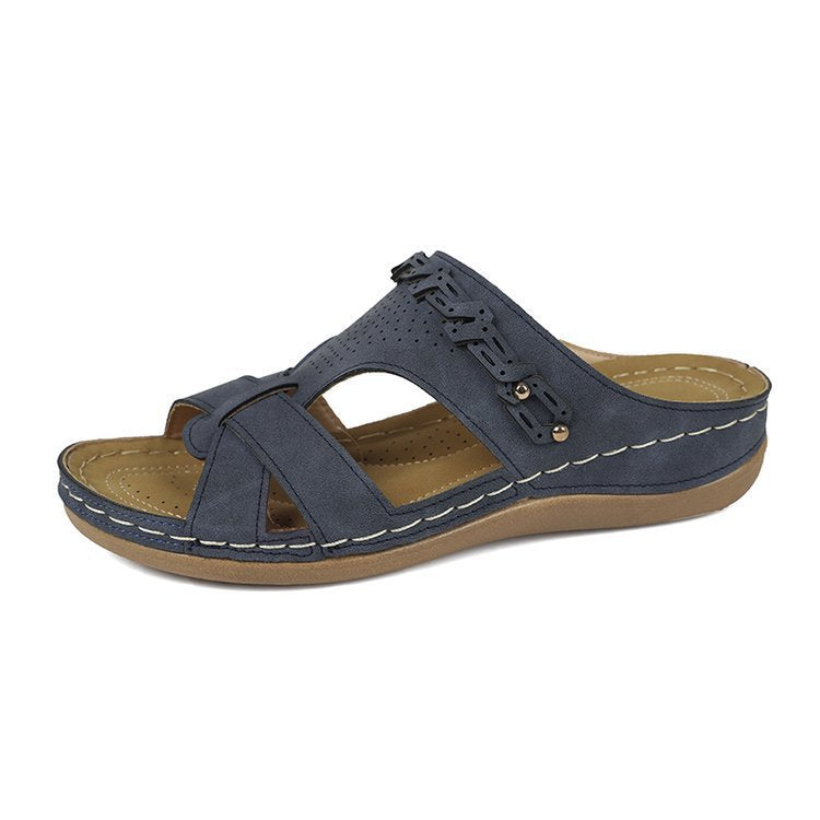 Dame Komfortable Sandaler med stilfuldt strop-design og ergonomisk såldesign Stilla