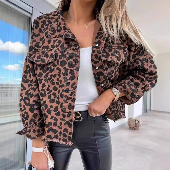 Damer fashionable denim jakke Stilla