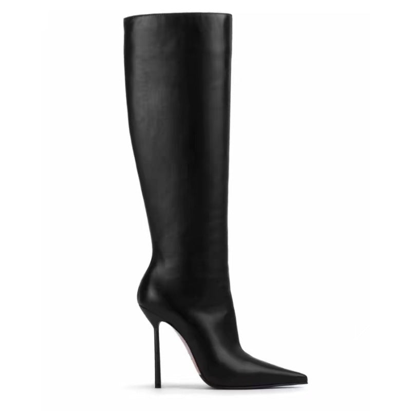 Femme Spidse Over-the-Knee Stiletto Støvler Stilla