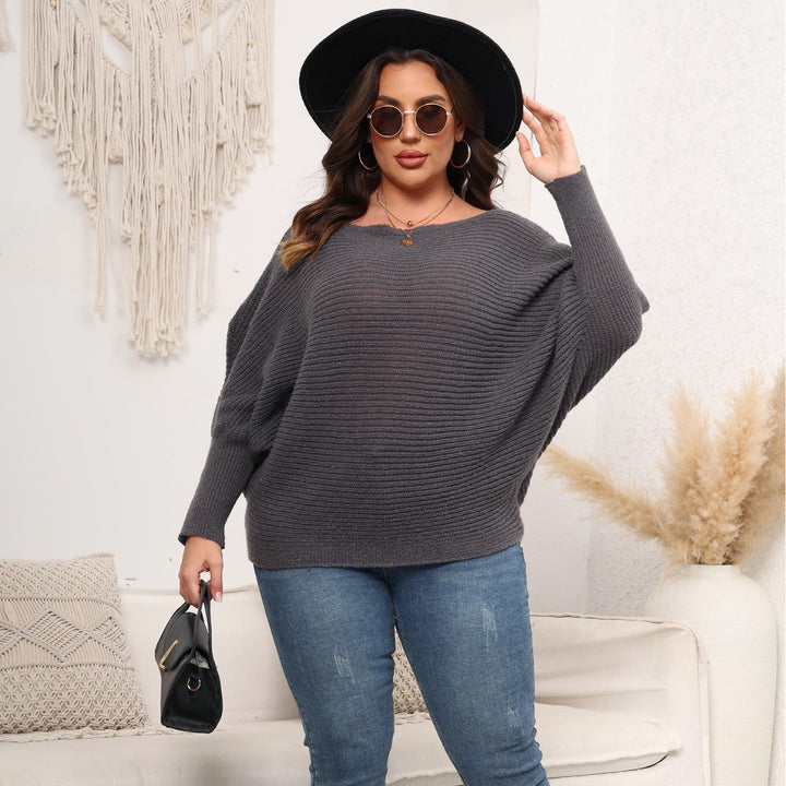 Dame Oversized Strikpullover med luftig maskestruktur Stilla