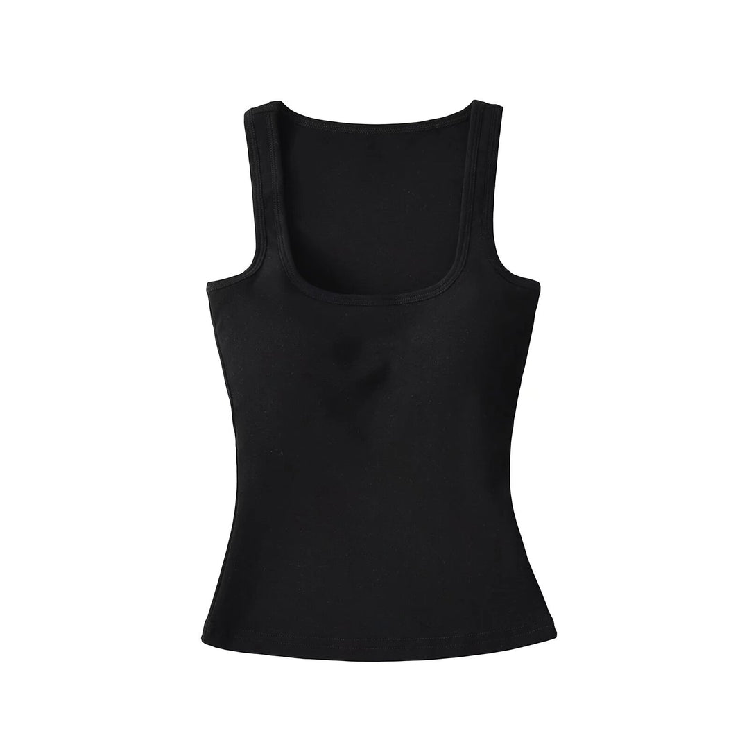 Dame Funktions-Top med brede stropper og elastisk bomuldsblanding Stilla