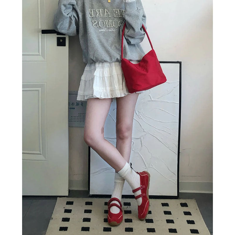 Dame Åndbare Mary Jane Sneakers med Krydsrem Design Stilla