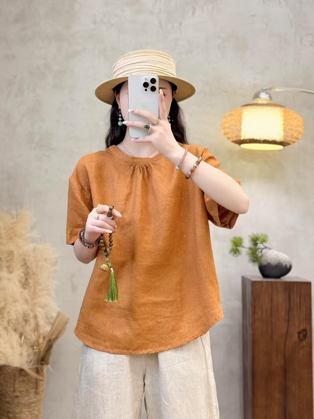 Femme Relaxed Fit Kortærmet Bluse Stilla