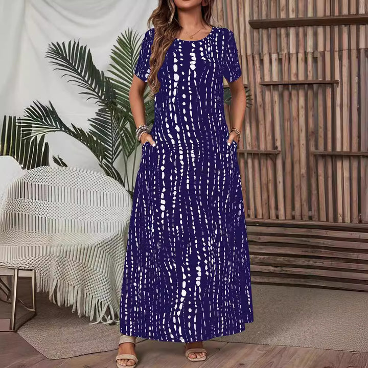 Dame Casual Maxi Kjole Stilla