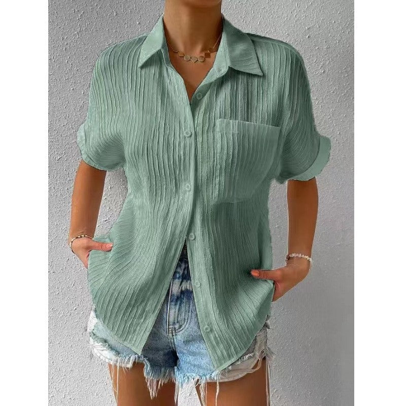 Dame Oversize Skjorte Stilla