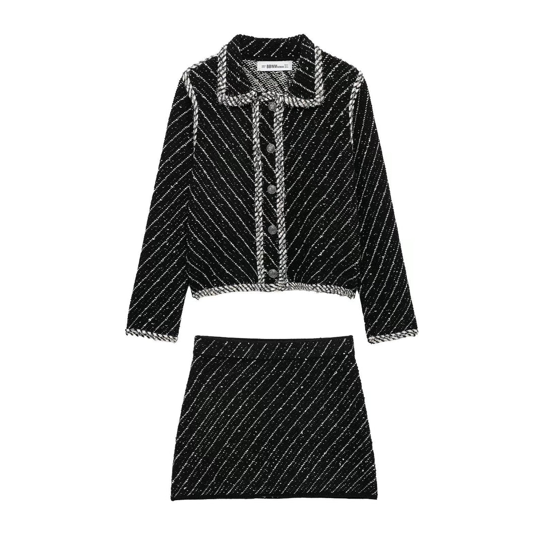 Femme Funklende Minirok Stilla