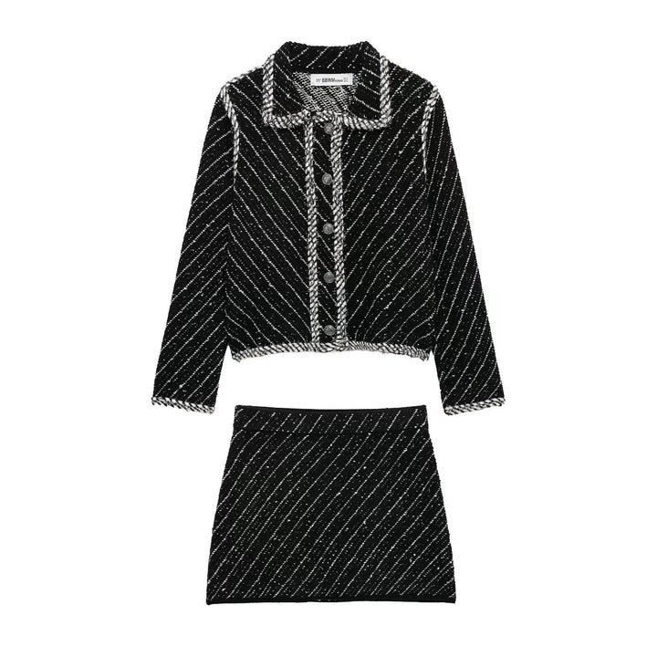 Femme Funklende Minirok Stilla