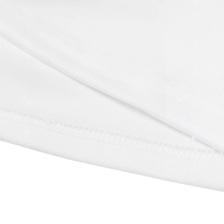 Dame Crop-T-shirt med stilfulde stjernemotiver og figursyet snit Skovae