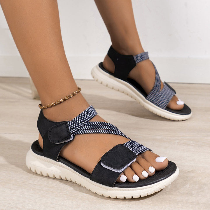 Dame Sporty Sandaler med justerbar rem og åndbart overmateriale Stilla