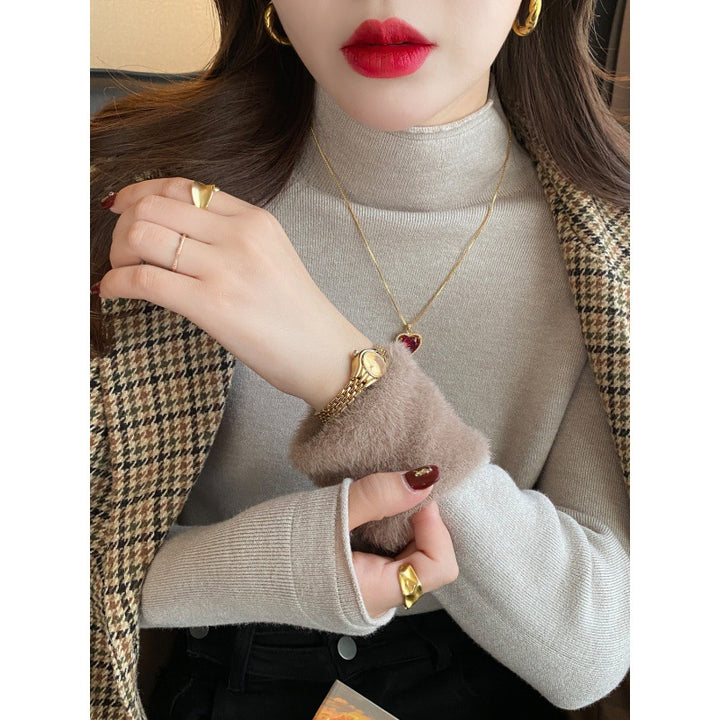 Dame Elegant Turtleneck Sweater lavet af Blødt Materiale Stilla