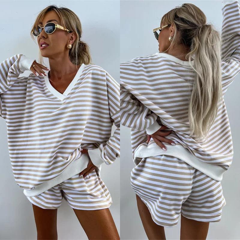 Stilla | Casual Loose Top Sports Shorts Sæt