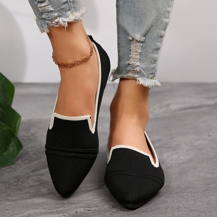 Dame Smarte Spidsede Slip-On Ballerinaer Stilla