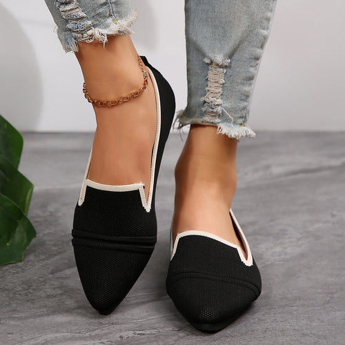 Dame Smarte Spidsede Slip-On Ballerinaer Stilla