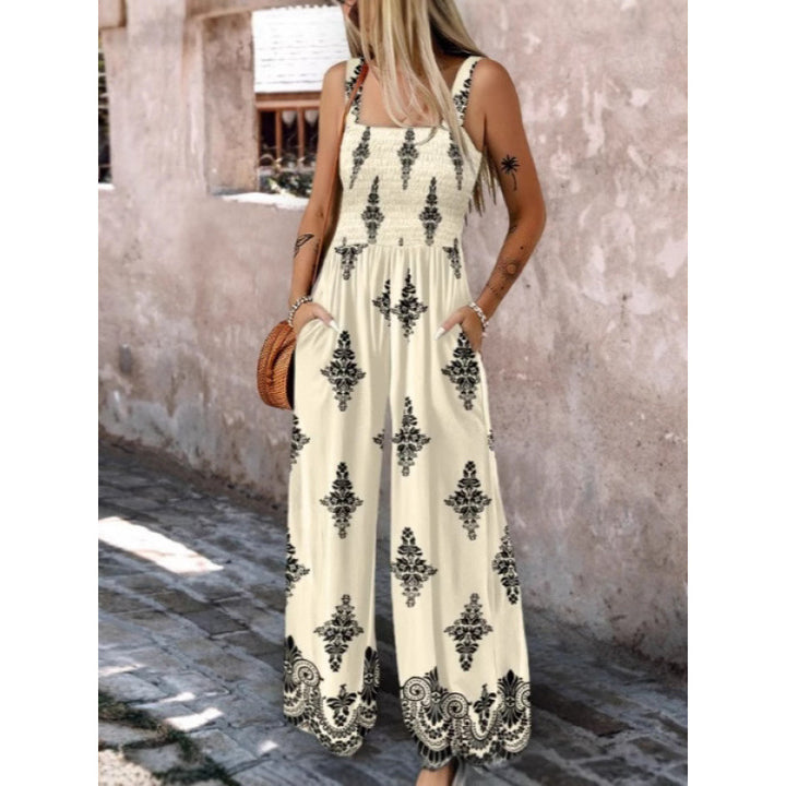 Kvinder Bohemian Bredbenet Overall Stilla