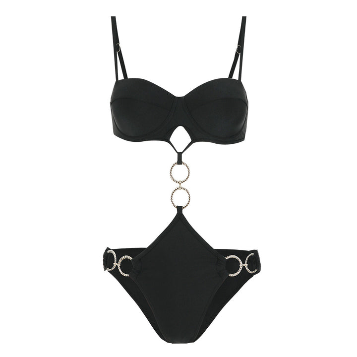 Dame badedragt med fashionable ring-design og elegante detaljer Stilla