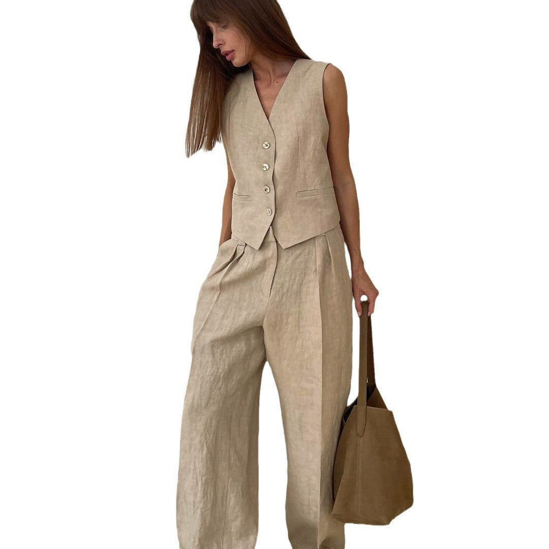Kvinder Elegant Linned Overall Stilla