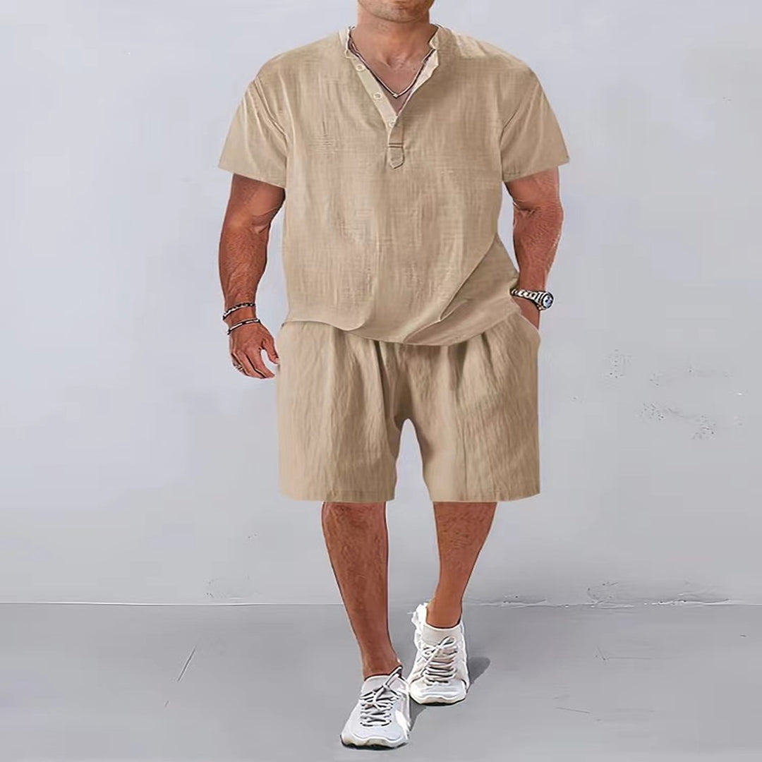 Herrer Casual Relaxed Fit Linned Sæt Stilla