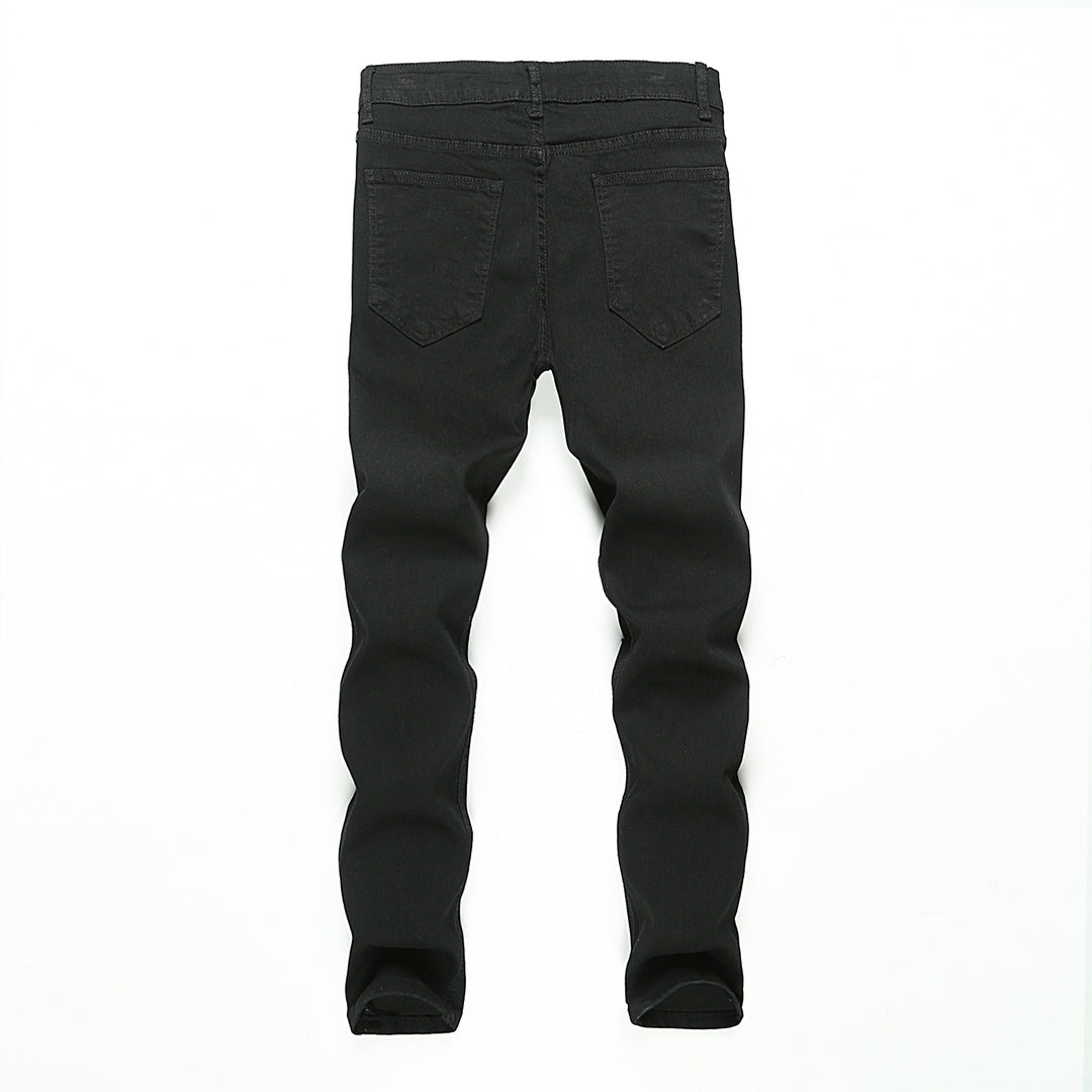Herrer Skinny Jeans i trendy Distressed-look Stilla