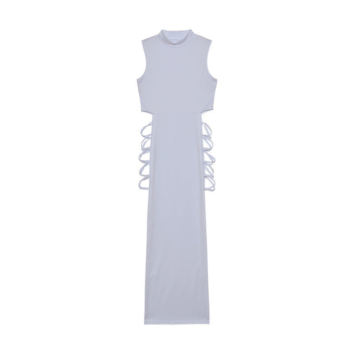 Femme Cut-Out Maxi Kjole med sideløsning Stilla
