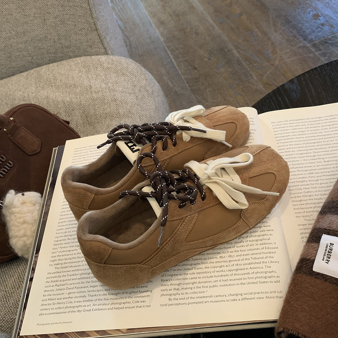 Herre Retro Suede Sport Sneakers Stilla