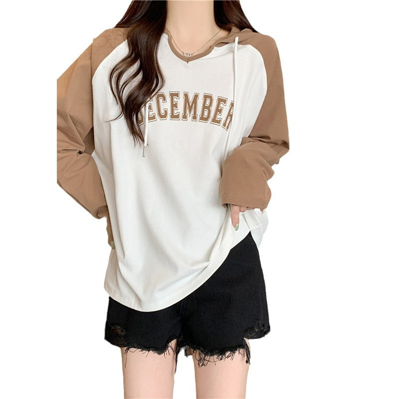 Femme Casual Hættetrøje Sweatshirt med Statement-Grafikker Stilla