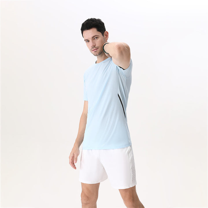 Herrer Performance Sport T-Shirt med fugttransporterende egenskaber Stilla