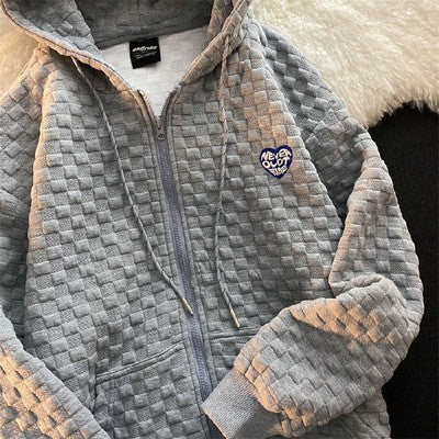 Dame casual jakke med tekstureret overflade Stilla