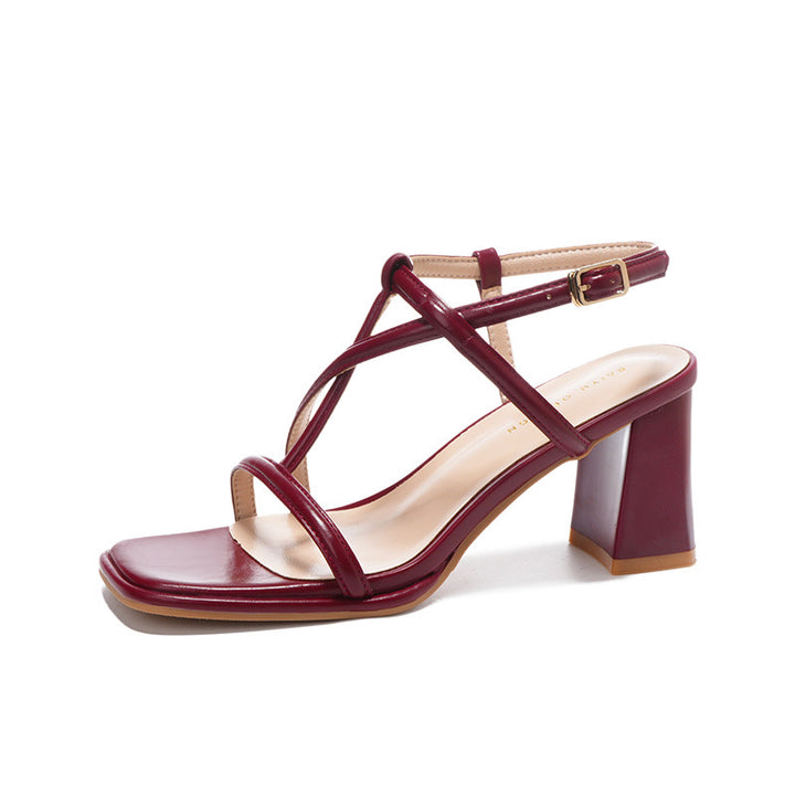Dame Elegante Rem Sandaler Stilla