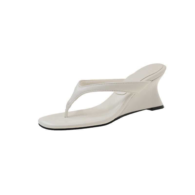 Dame Wedge Flip-Flops med Komfort-Fit-rem Stilla