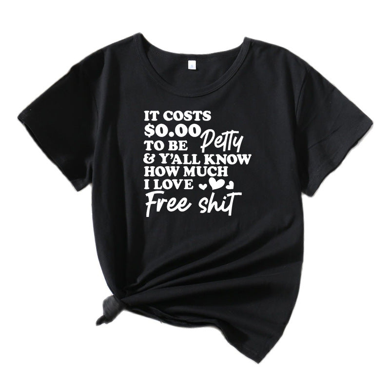 Dame Fritid Sjov Slogan T-Shirt Stilla