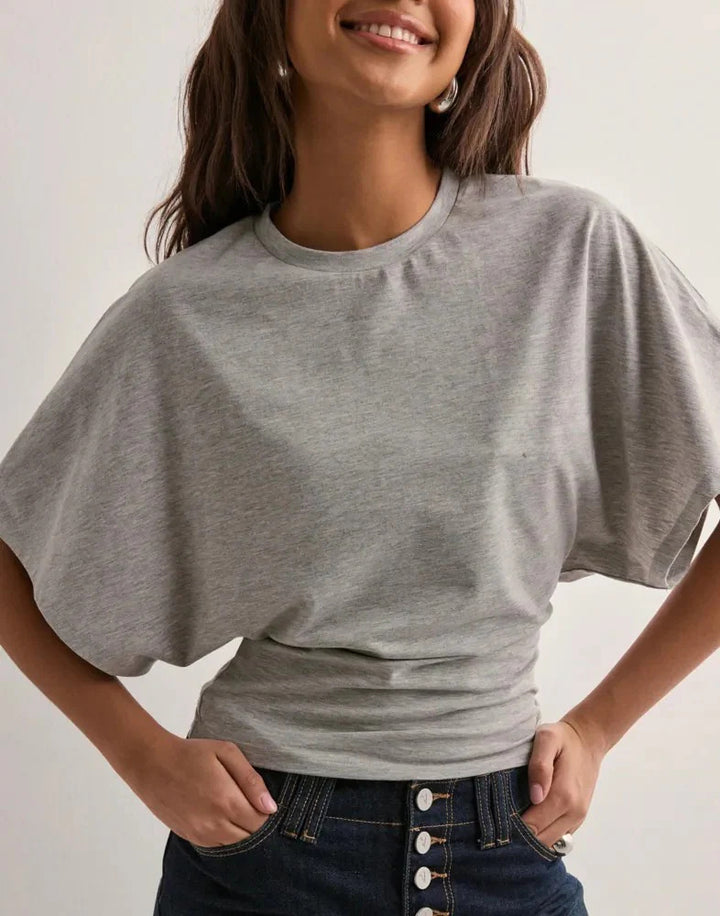 Dame Behagelig Oversized T-shirt med moderne snit Skovae