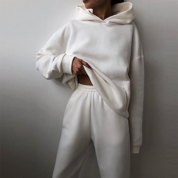 Femme Cozy Oversized Hoodie og Joggingdragt Sæt Stilla