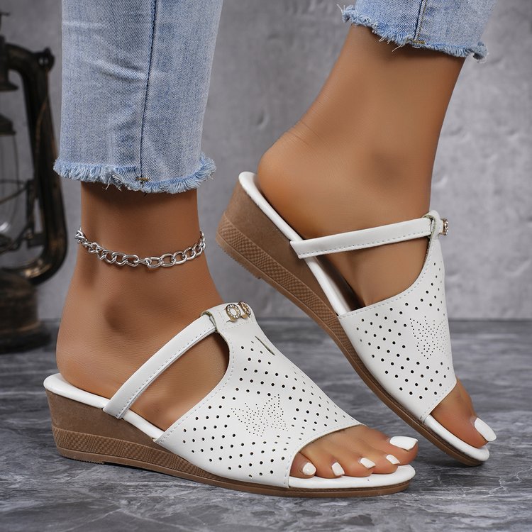 Dame Komfortable Vinkel-Sandaler Stilla
