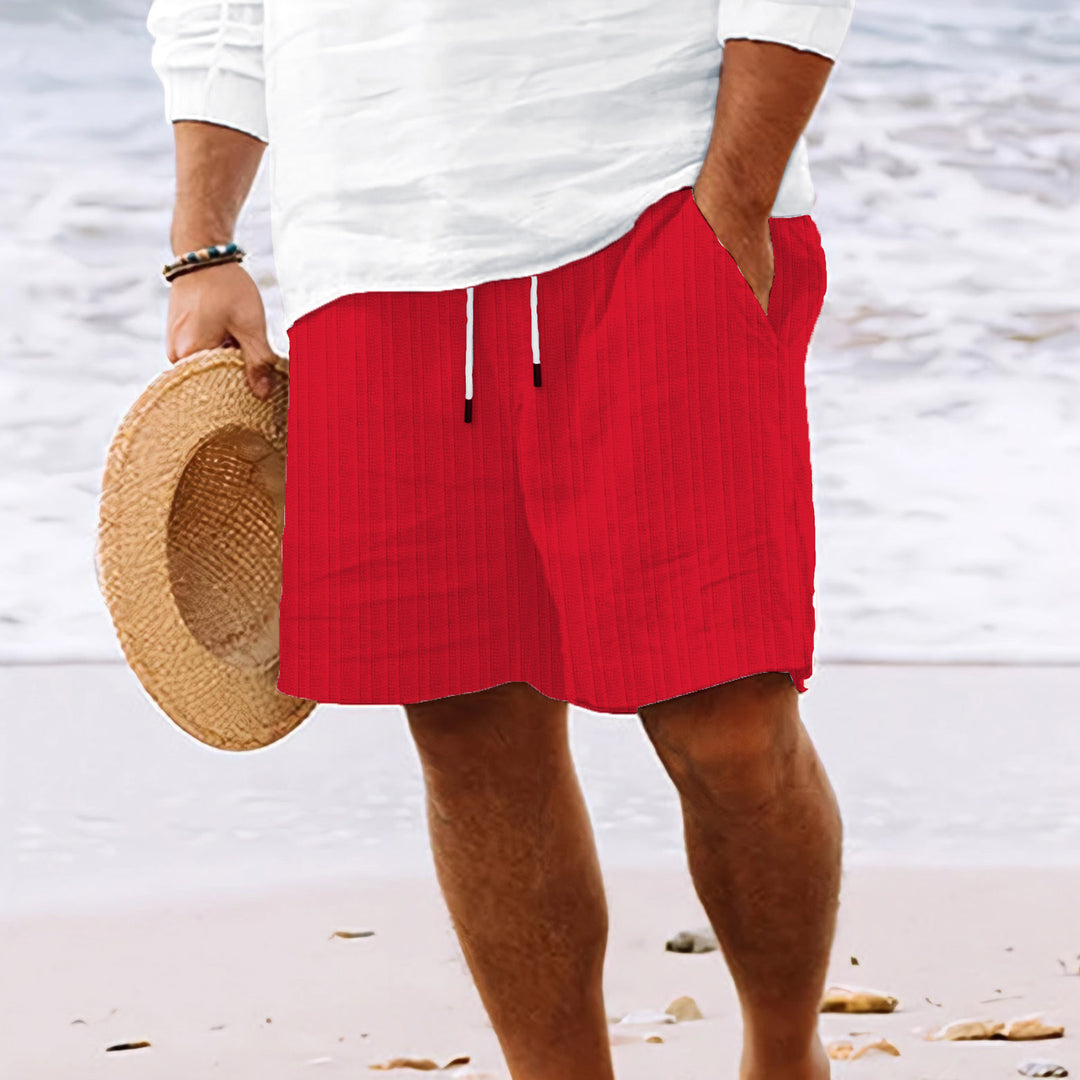 Herrer fritids strandshorts med strækbar snor Stilla