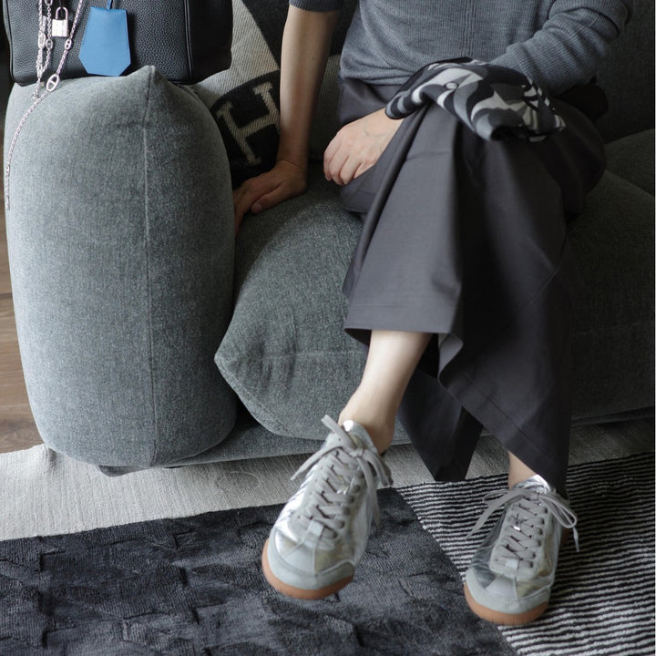 Dame Retro-inspirerede Metallic Sneaker Stilla