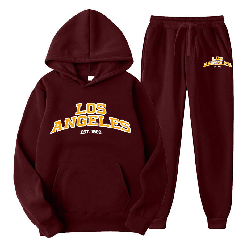 Kvindernes Sporty Hoodie og Joggingbukser Sæt Skovae