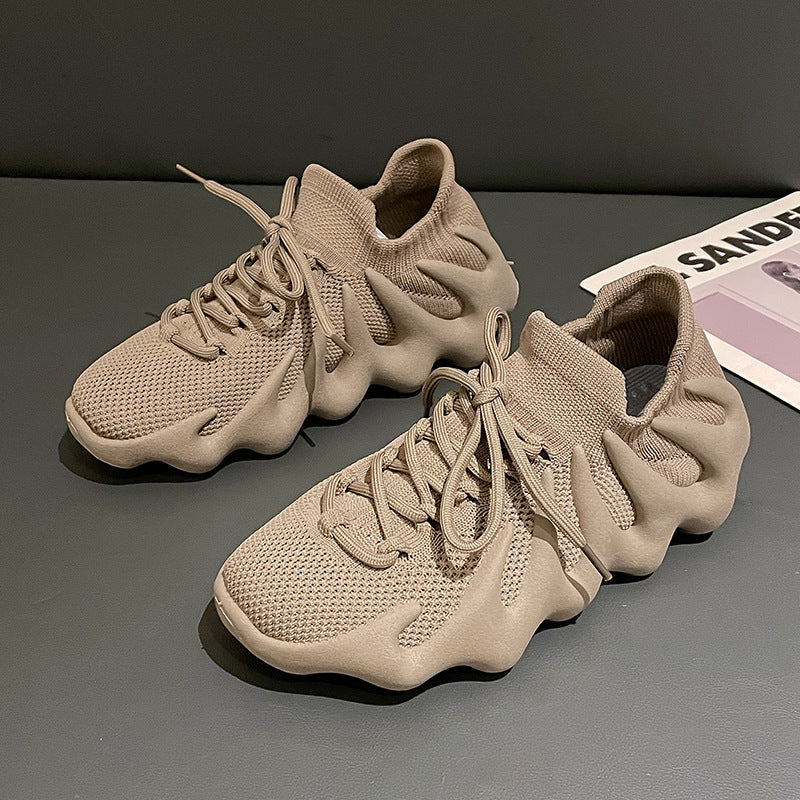Dame Åndbare Lifestyle Sneakers med unikt design og fleksibel sål Stilla