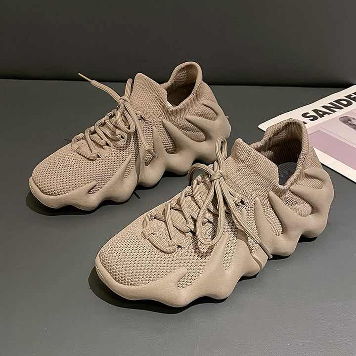Dame Åndbare Lifestyle Sneakers med unikt design og fleksibel sål Stilla