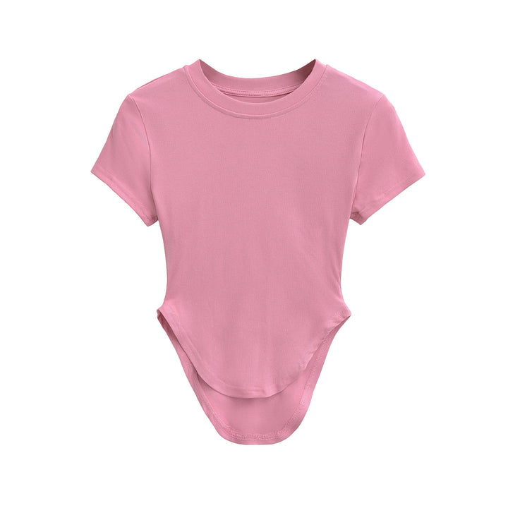 Dame figursyet kortærmet bodysuit med moderne schnitlinjer og raffinerede detaljer Stilla