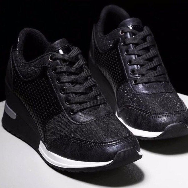 Dame Åndbare Fritidssneakers med sporty design Stilla