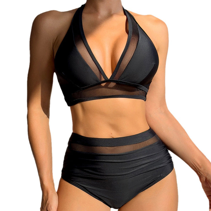 Dame Sporty Bikini med transparente indlæg Skovae