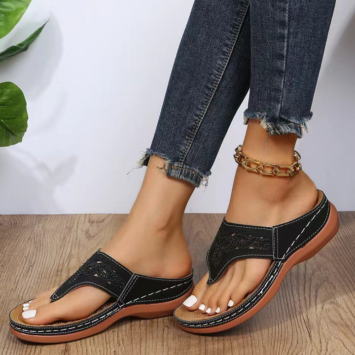 Dame Open-Toe Komfort Slide Sandaler Stilla