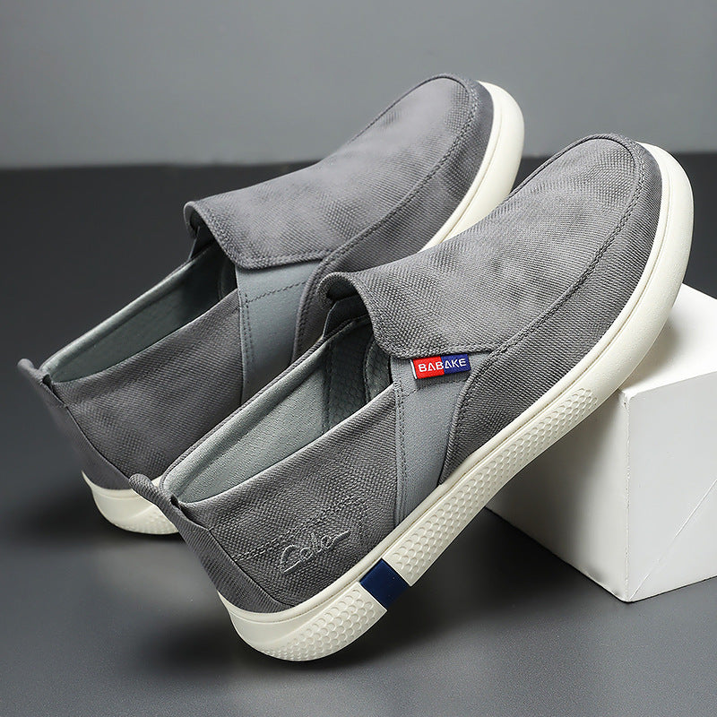 Herrer Behagelige Slip-On Fritidssko med elastisk overdel og støddæmpende sål Stilla