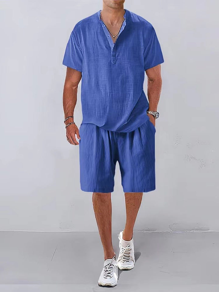 Herrer Casual Relaxed Fit Linned Sæt Stilla