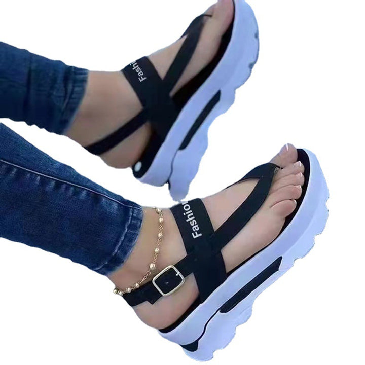 Dame Sporty Wedge-sandaler med justerbart remdesign og komfortabel sål Stilla