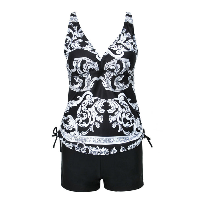 Dame Tankini med moderne snit og aftagelige puder Stilla